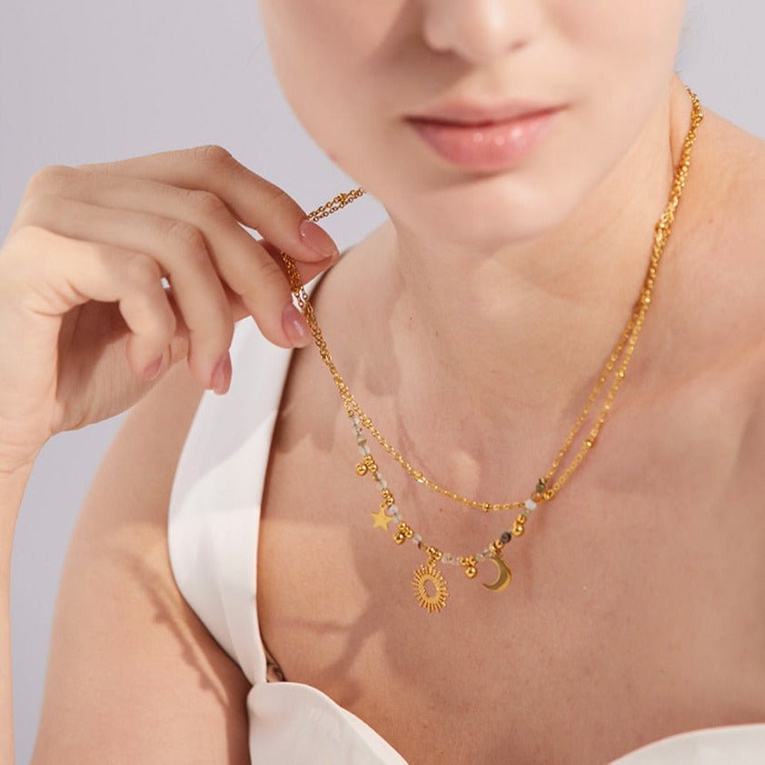 Charm 18k Gold Plated Necklace