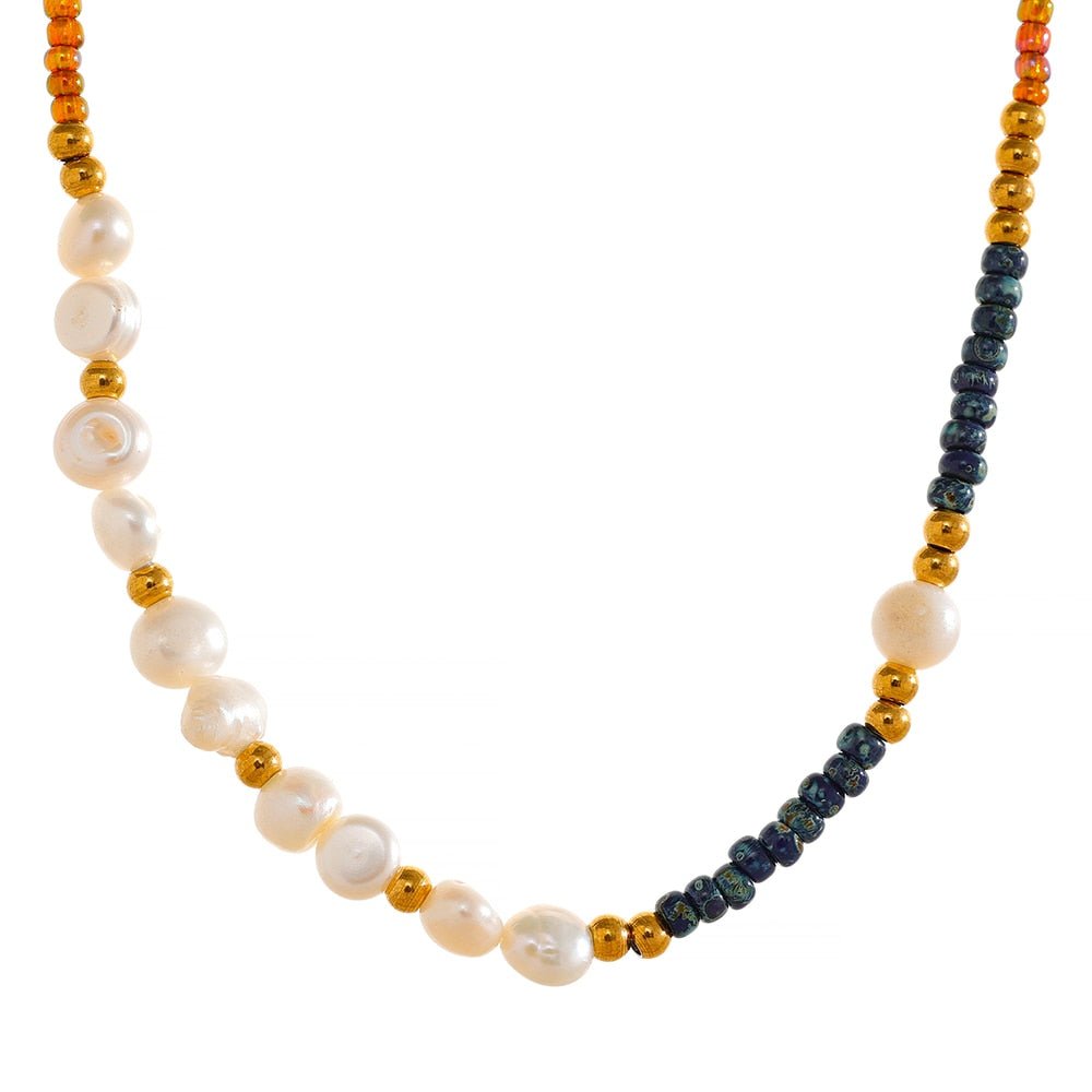 Natural Freshwater Pearls Measly Bead Necklace